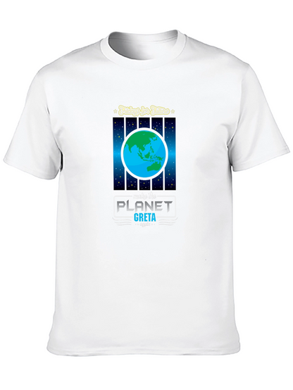 Camiseta Negra: Fridays for Future Planeta Greta