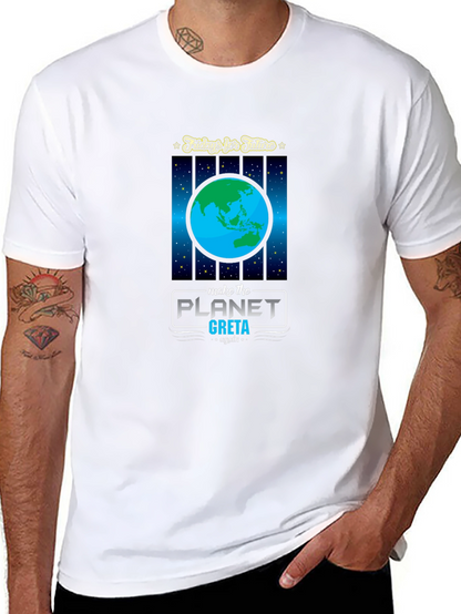 Camiseta Negra: Fridays for Future Planeta Greta