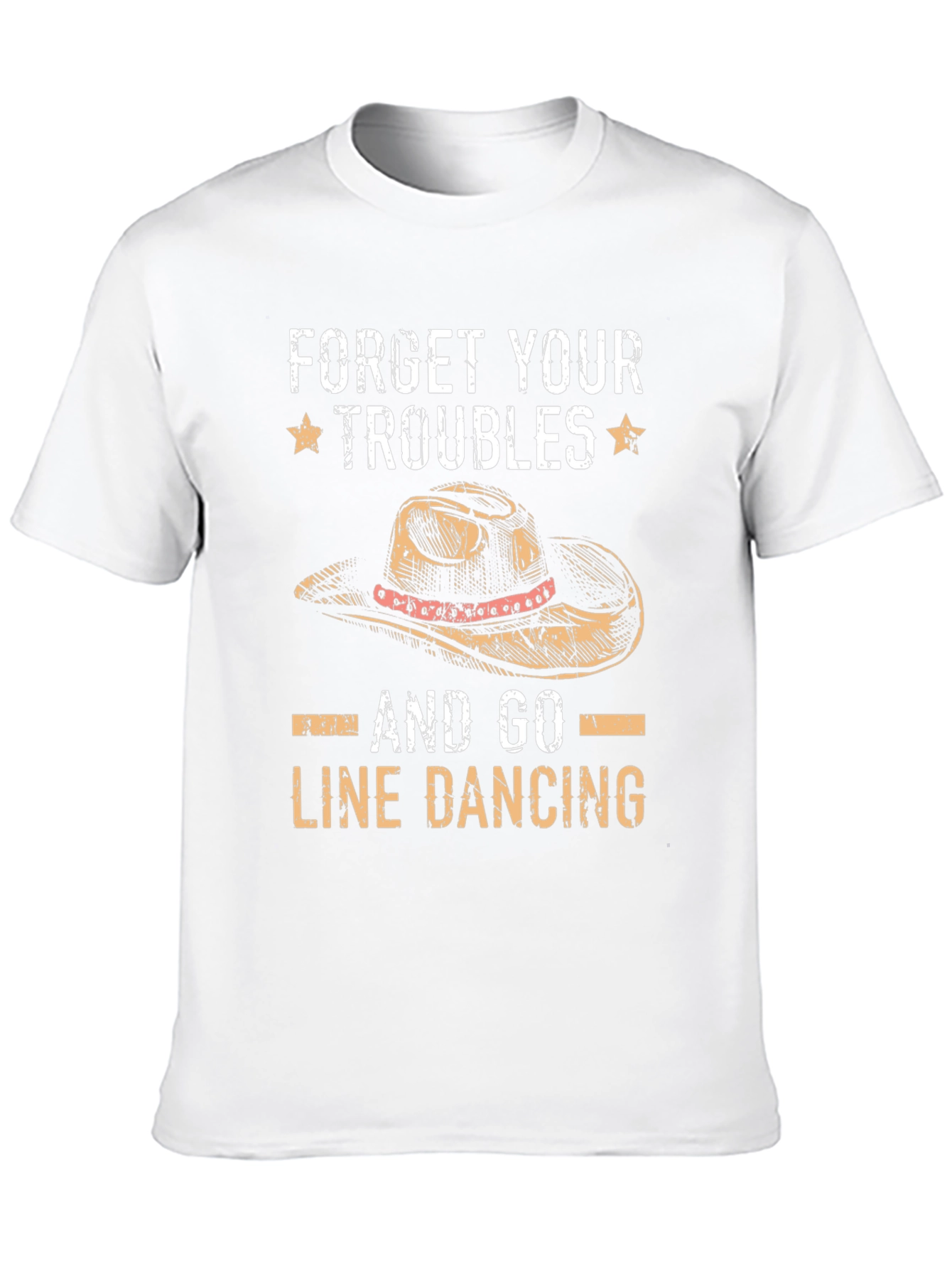 Camiseta Negra: Olvida tus Problemas y Baila