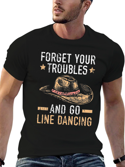 Camiseta Negra: Olvida tus Problemas y Baila