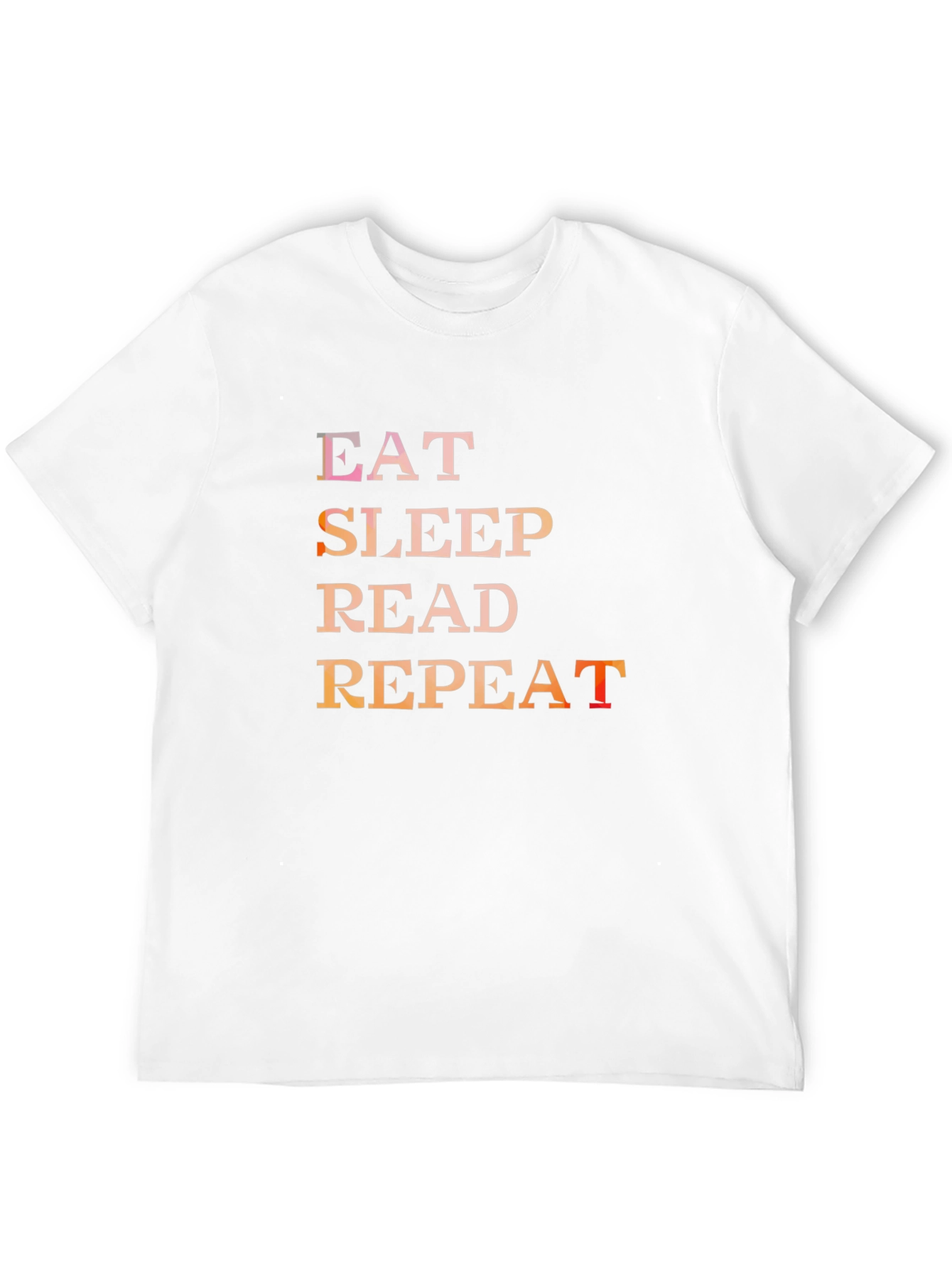 Camiseta Negra Eat Sleep Read Repeat