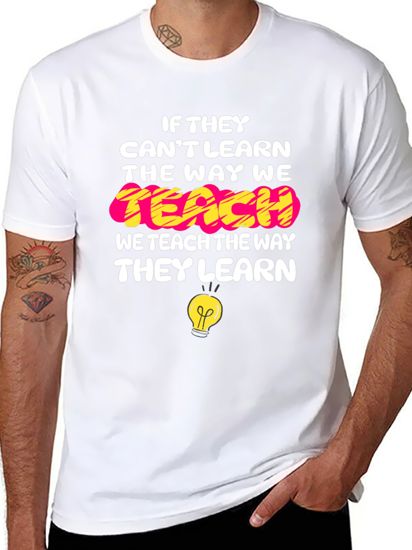 Camiseta Negra con Mensaje Educativo Inspirador
