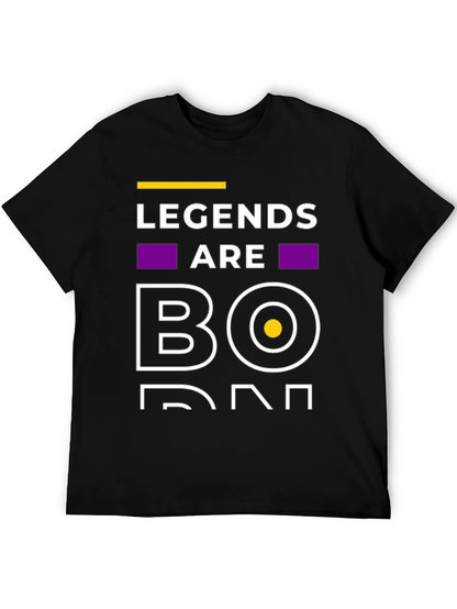 Camiseta Negra Legends Are Born