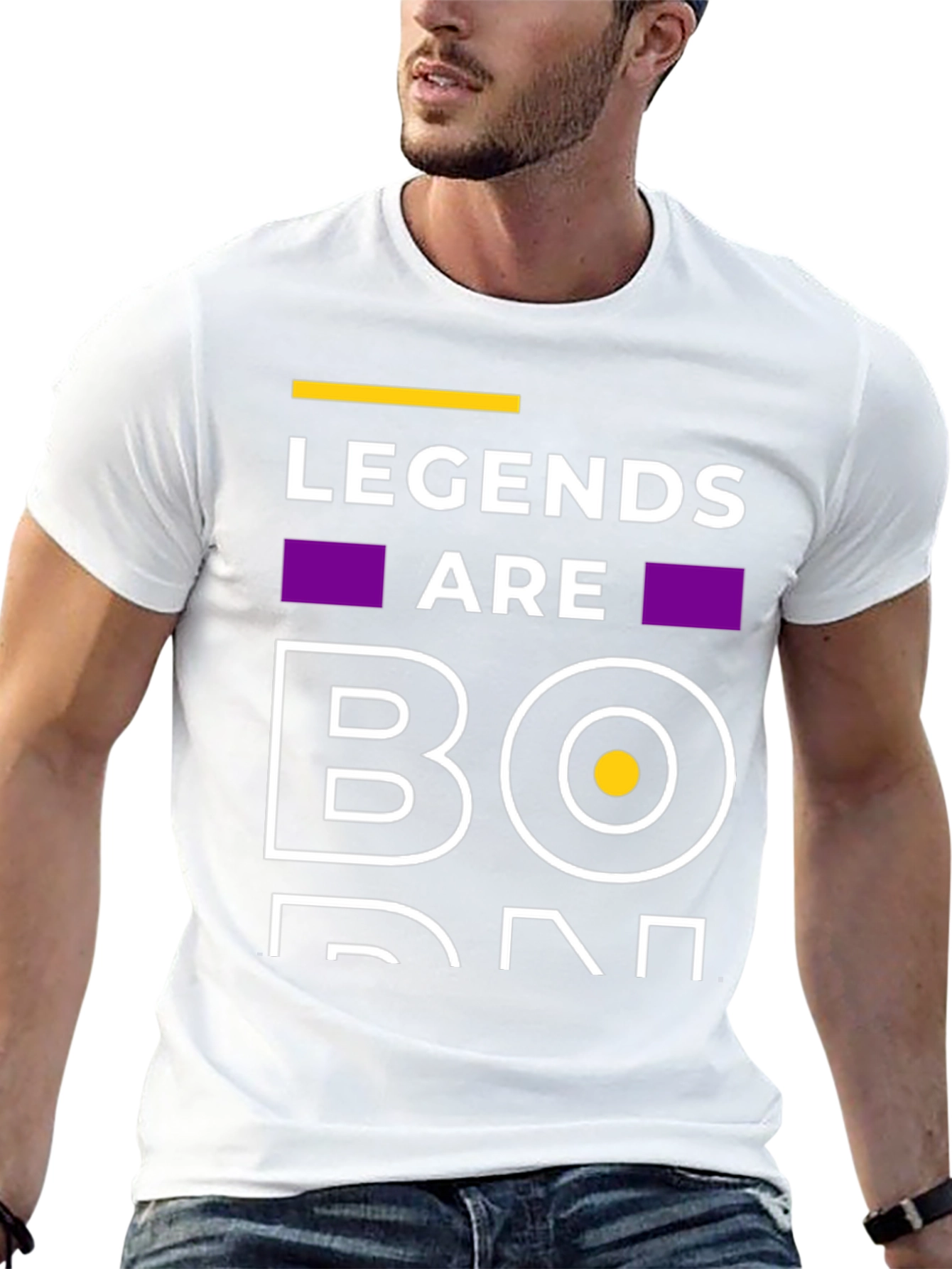Camiseta Negra Legends Are Born