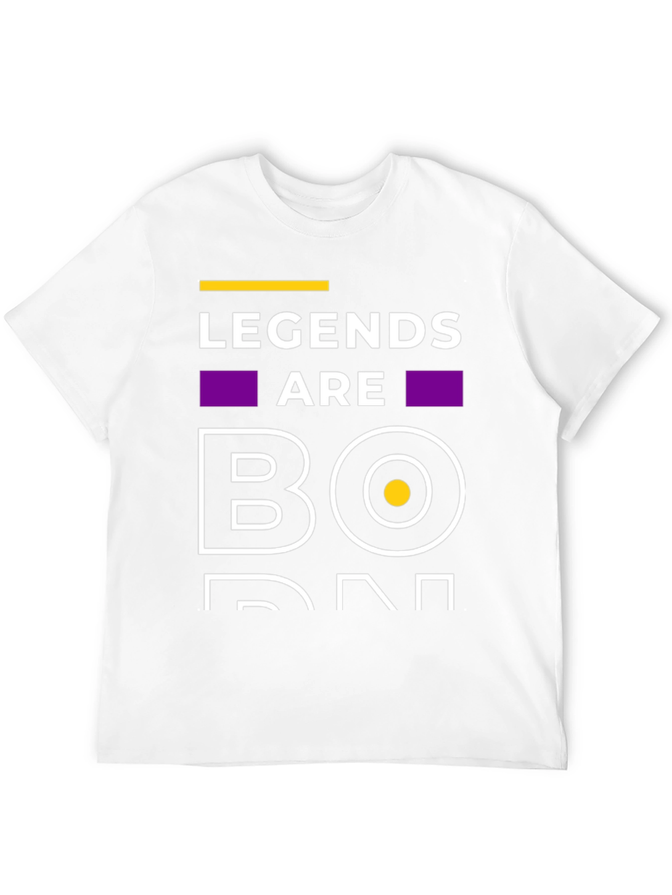 Camiseta Negra Legends Are Born