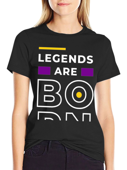 Camiseta Negra Legends Are Born