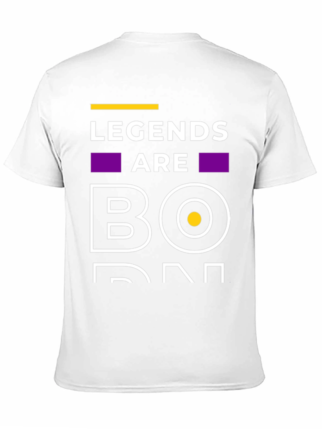 Camiseta Negra Legends Are Born