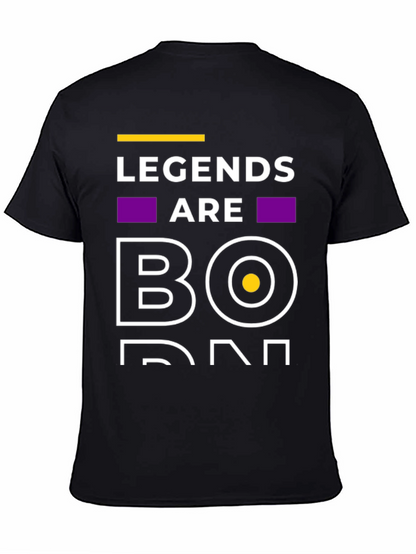 Camiseta Negra Legends Are Born