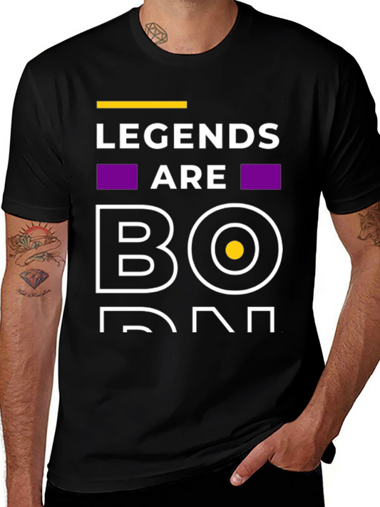 Camiseta Negra Legends Are Born