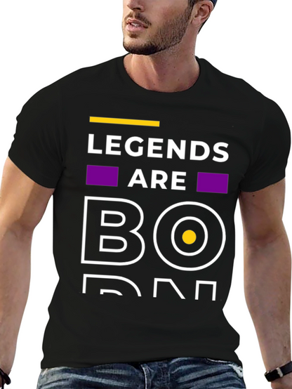 Camiseta Negra Legends Are Born