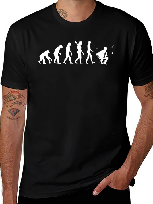 Camiseta Negra Evolución Músico
