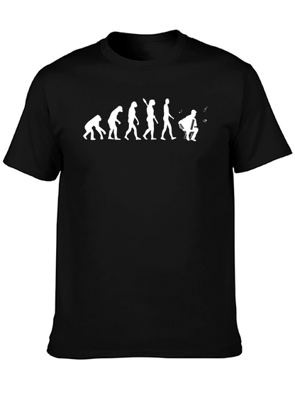 Camiseta Negra Evolución Músico