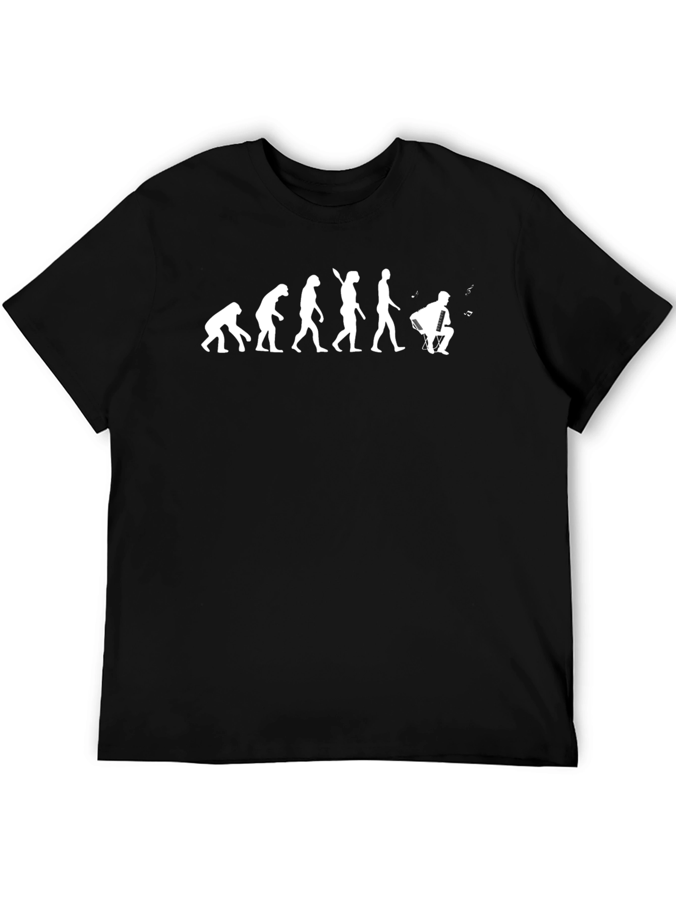 Camiseta Negra Evolución Músico