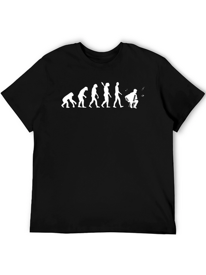 Camiseta Negra Evolución Músico