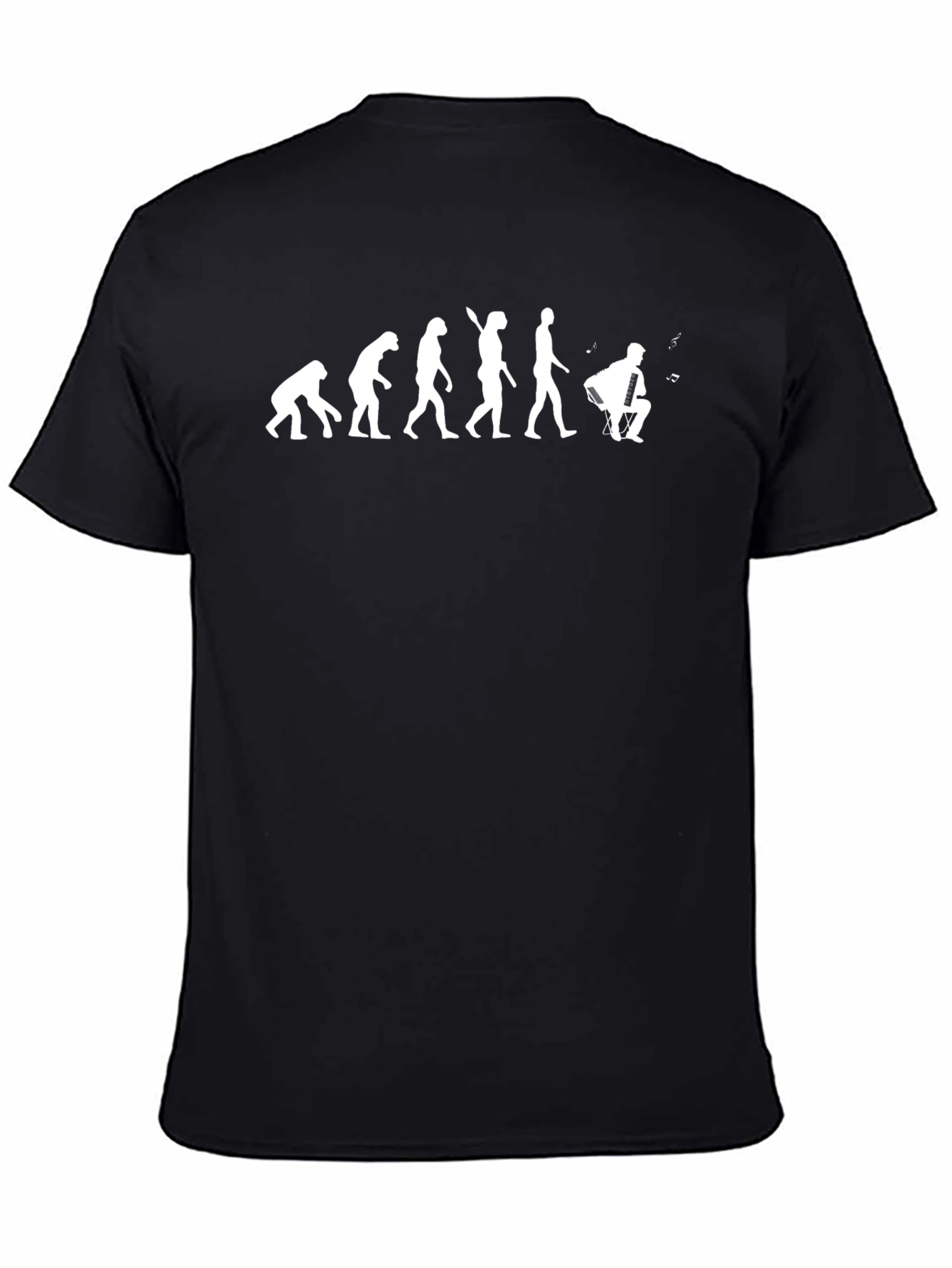 Camiseta Negra Evolución Músico