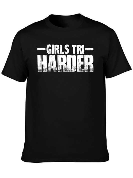 Camiseta Negra Girls Tri Harder