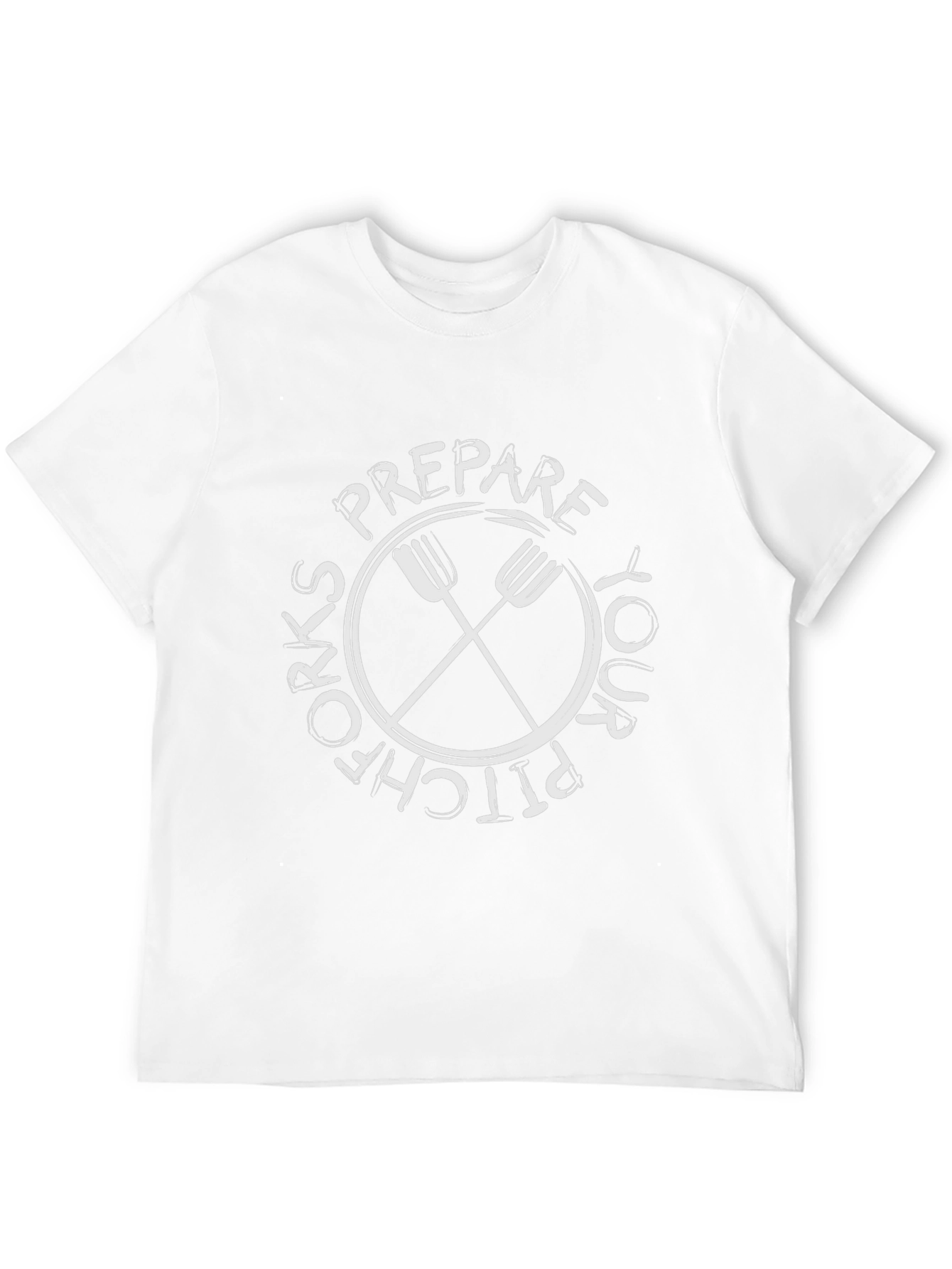 Camiseta Negra: Prepara tu Pitchfork