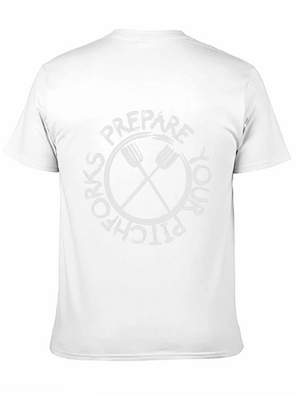 Camiseta Negra: Prepara tu Pitchfork