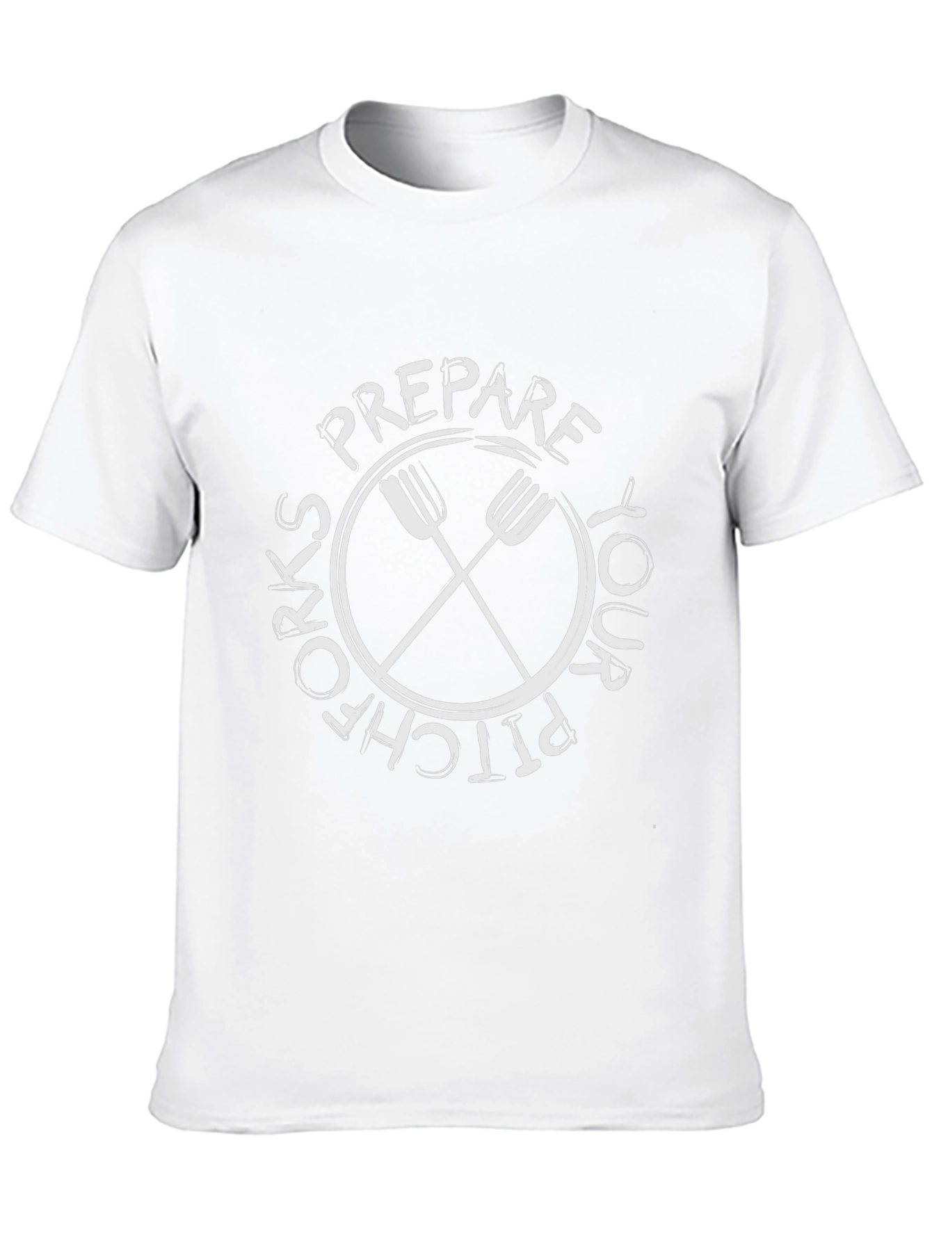 Camiseta Negra: Prepara tu Pitchfork