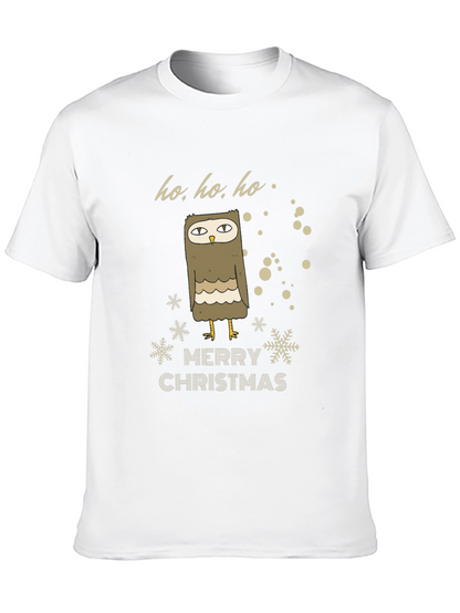 Camiseta Navideña con Búho