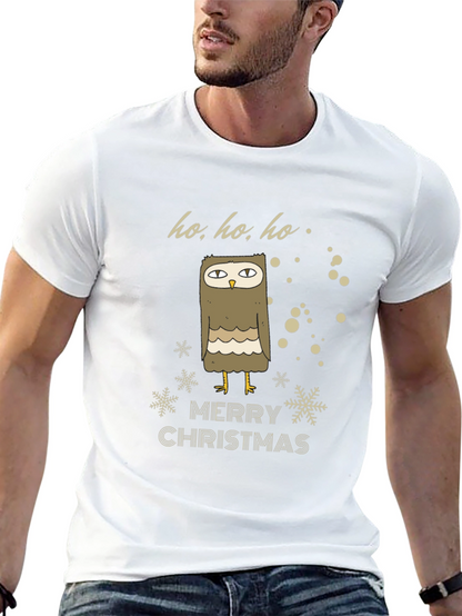 Camiseta Navideña con Búho