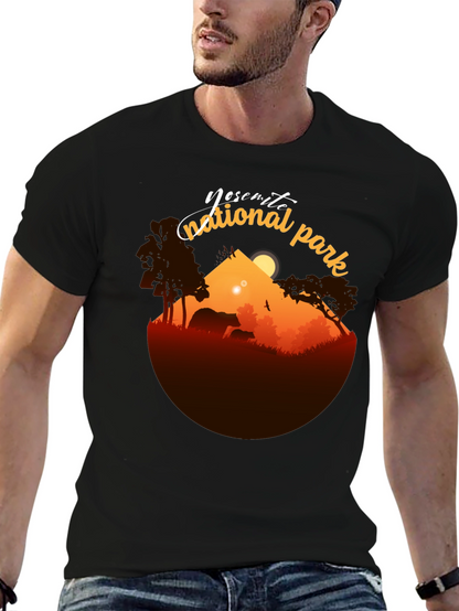 Camiseta Negra Yosemite National Park