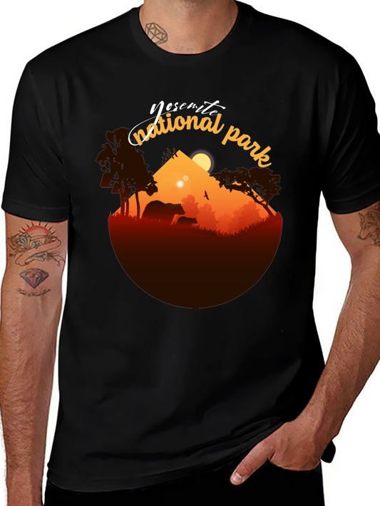 Camiseta Negra Yosemite National Park