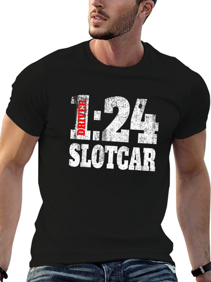Camiseta Negra Slotcar 1:24 Driver