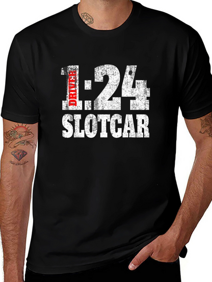 Camiseta Negra Slotcar 1:24 Driver