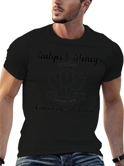 Camiseta Negra Tulips & Honey Podcast