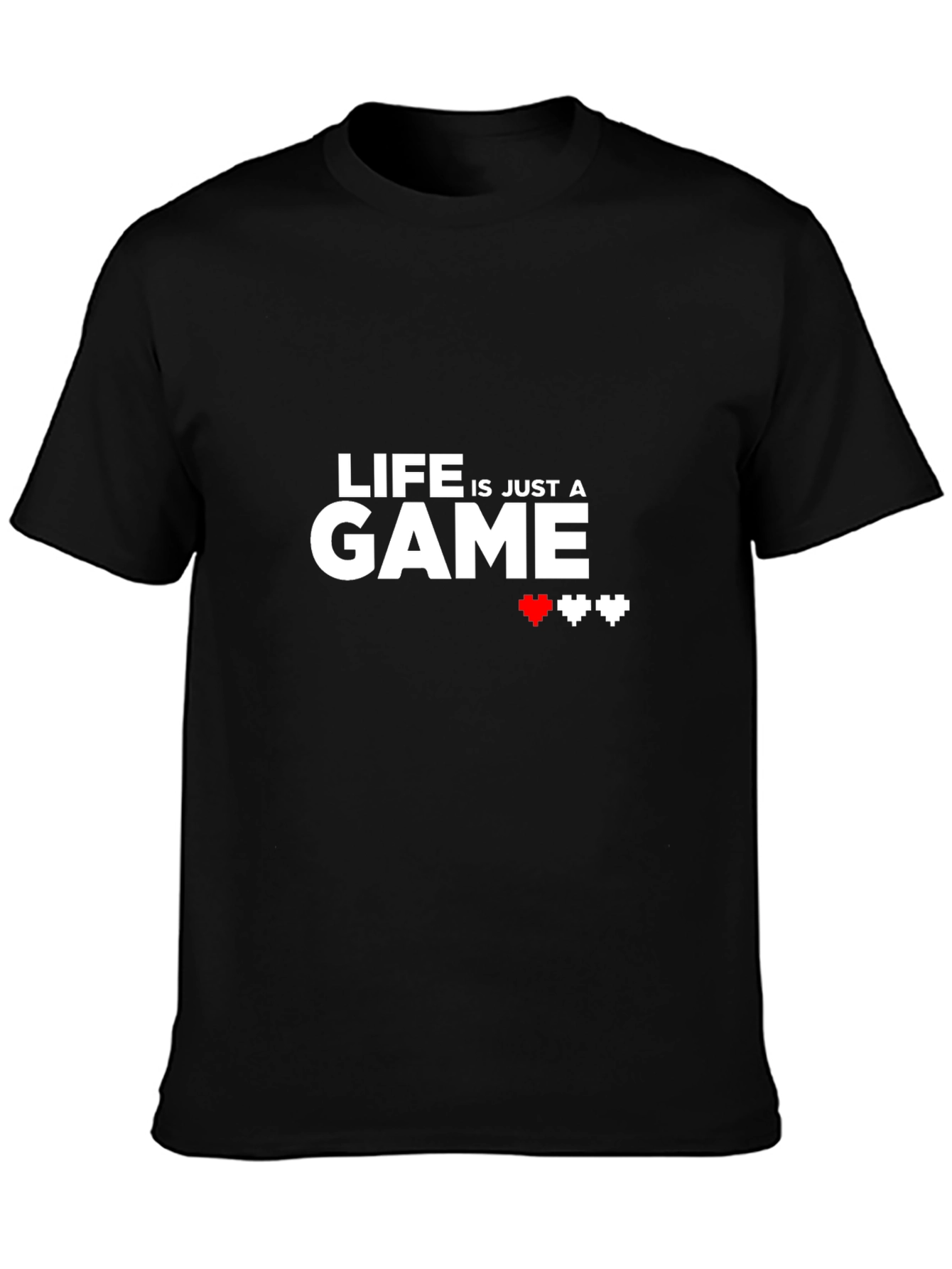 Camiseta Negra Life is a Game
