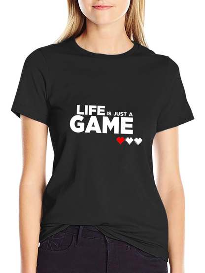 Camiseta Negra Life is a Game