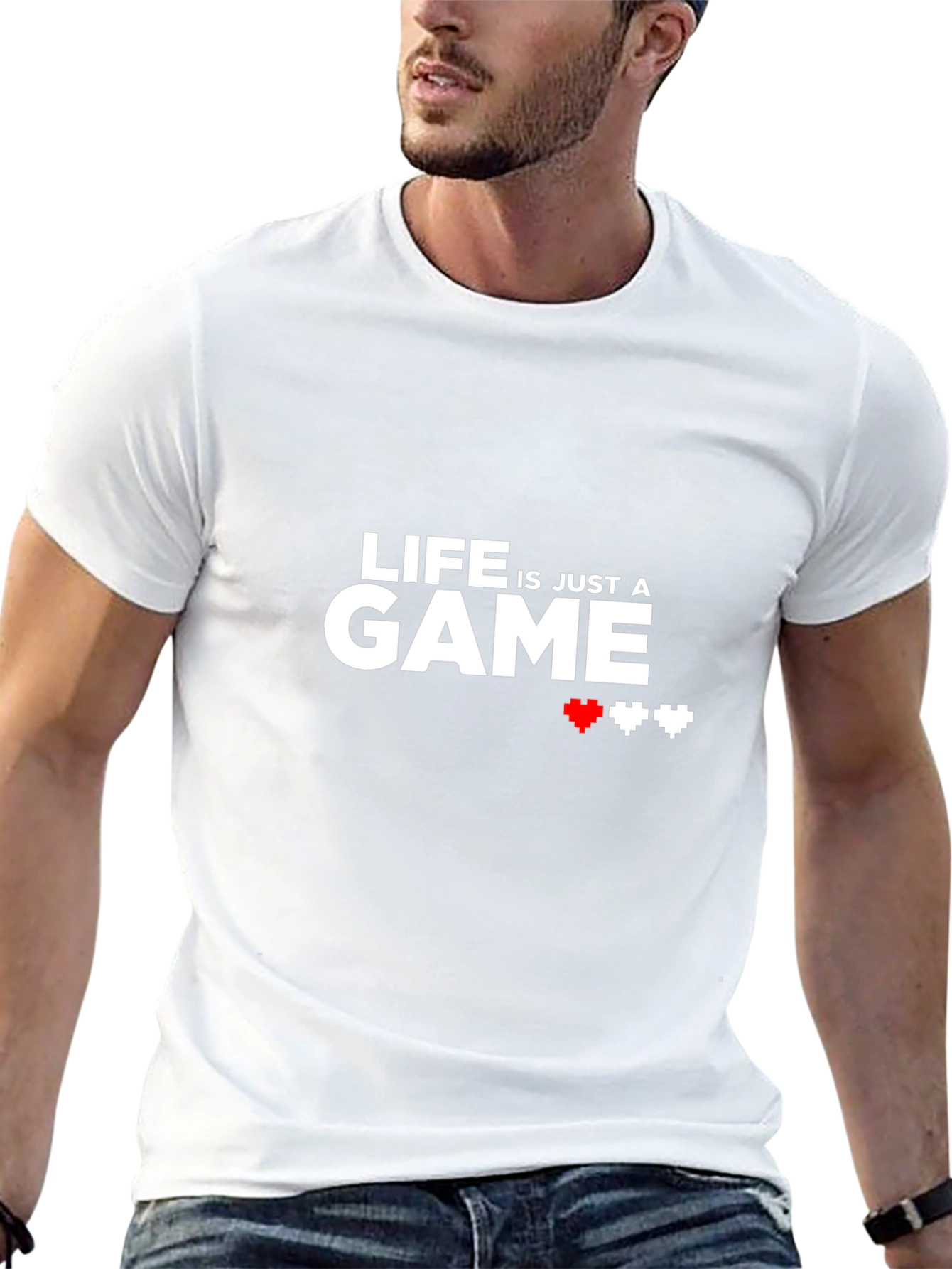 Camiseta Negra Life is a Game