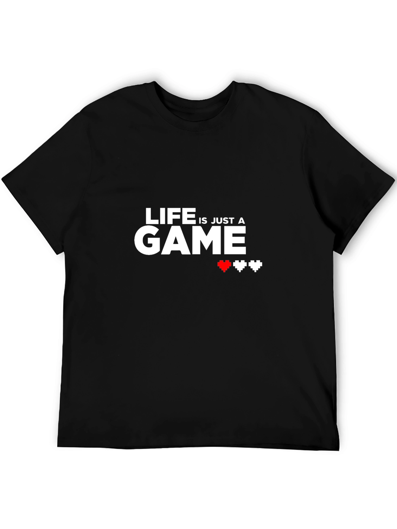 Camiseta Negra Life is a Game