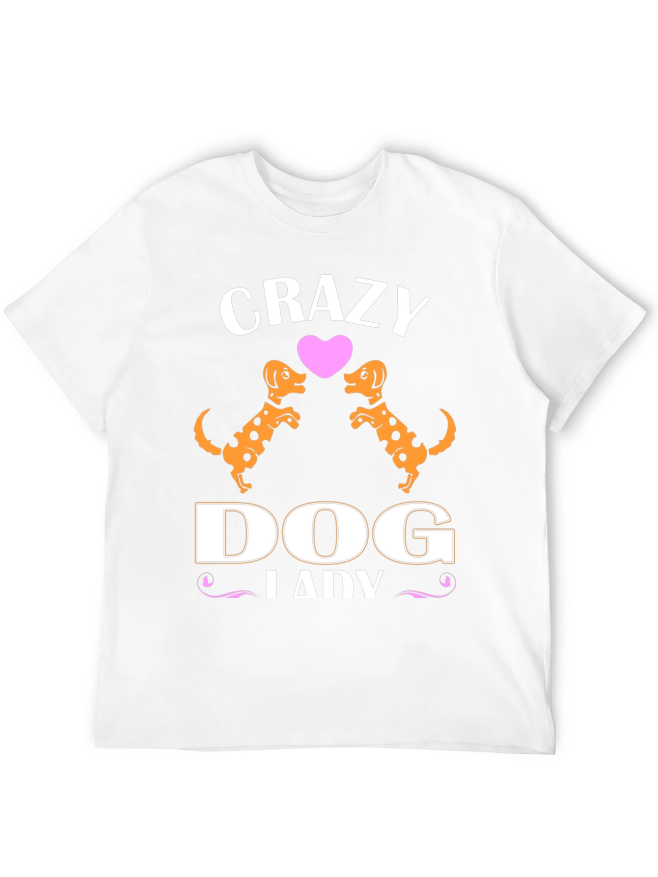 Camiseta Negra Crazy Dog Lady