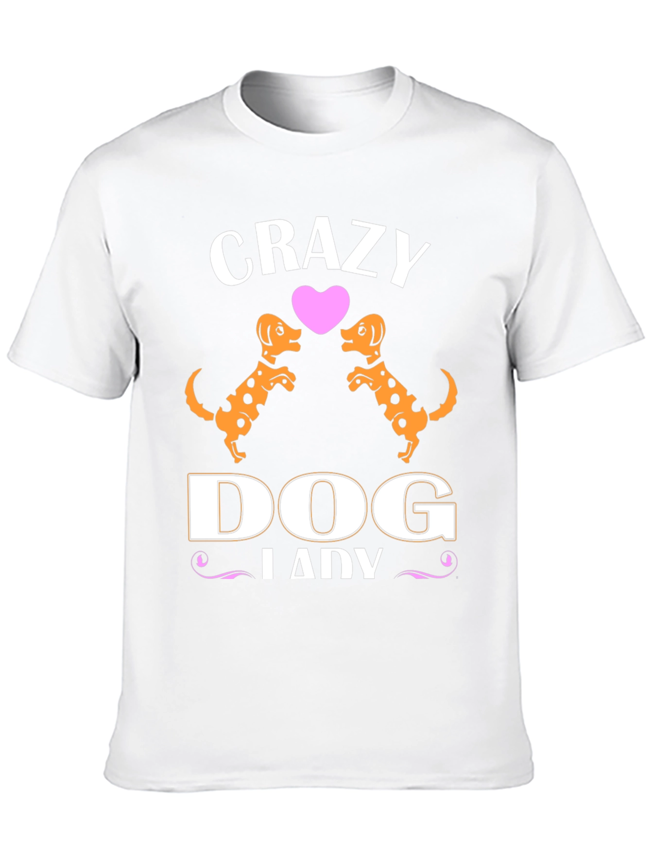 Camiseta Negra Crazy Dog Lady