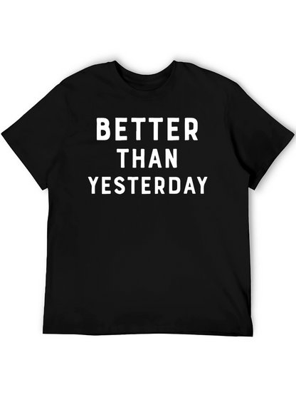 Camiseta Negra: Better Than Yesterday