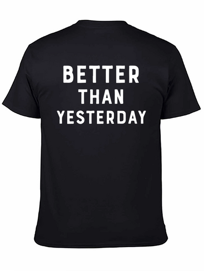 Camiseta Negra: Better Than Yesterday