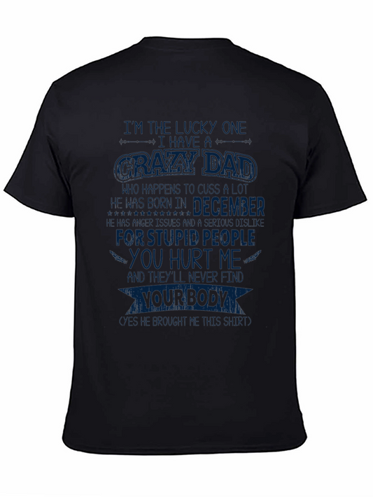 Camiseta Hombre Crazy Dad Diciembre