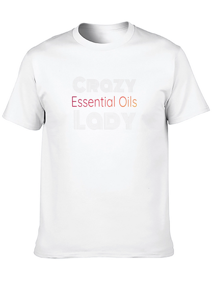 Camiseta Negra Crazy Essential Oils Lady