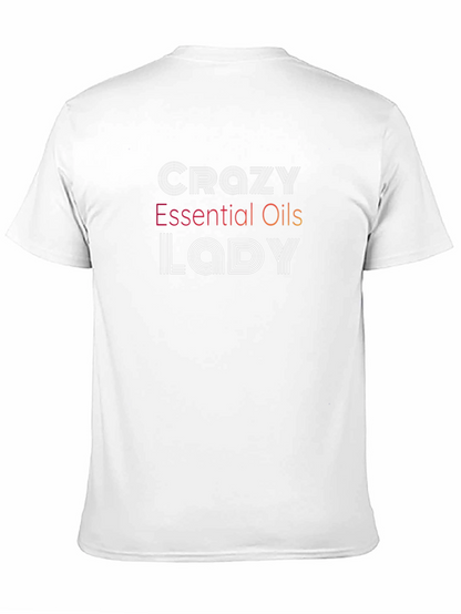 Camiseta Negra Crazy Essential Oils Lady