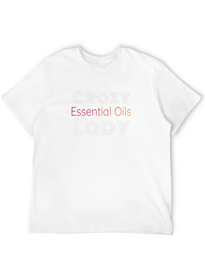 Camiseta Negra Crazy Essential Oils Lady