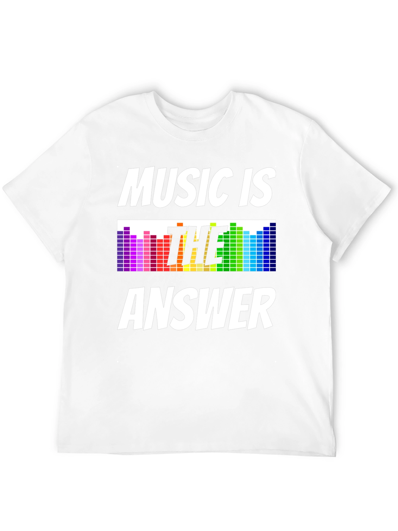 Camiseta Negra Music is the Answer
