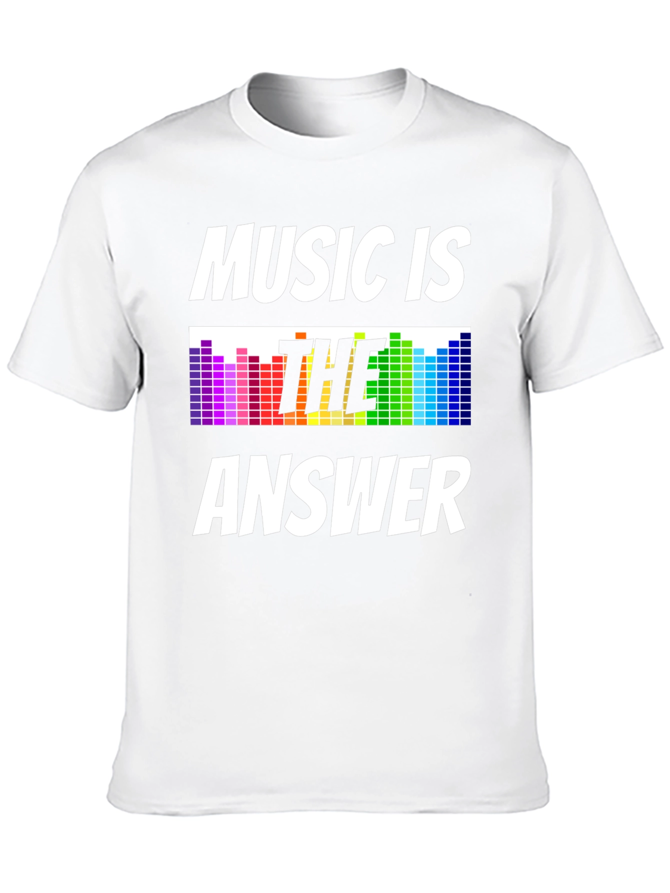 Camiseta Negra Music is the Answer