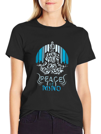 Camiseta Negra Peace of Mind para Hombre