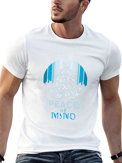 Camiseta Negra Peace of Mind para Hombre
