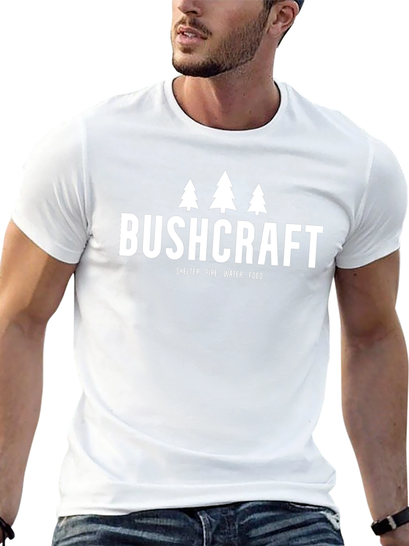 Camiseta Bushcraft Árboles: Supervivencia y Aventura