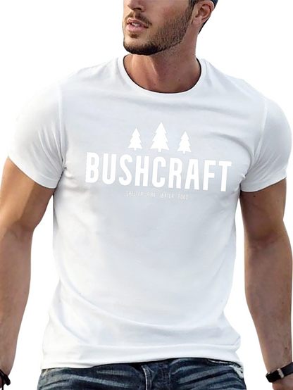 Camiseta Bushcraft Árboles: Supervivencia y Aventura