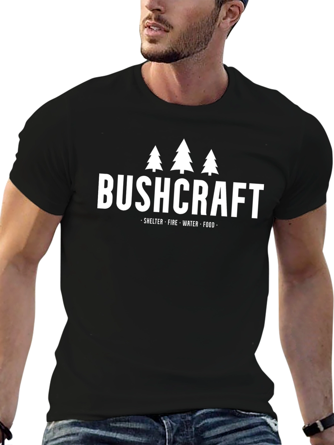 Camiseta Bushcraft Árboles: Supervivencia y Aventura