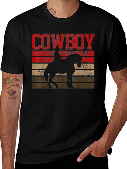 Camiseta Vaquero Silueta Retro